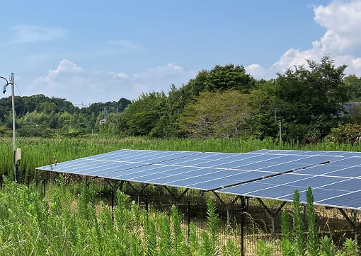 太陽光発電設備の設置例イメージ